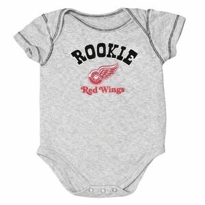 Red Wings NHL Rookie Infant Toddler One-Piece Creeper - 18 Months